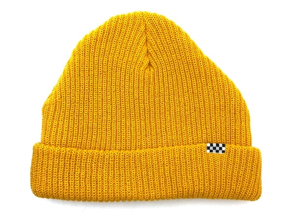 KNIT CAPʥ˥åȥåסCHECKER MUSTARD