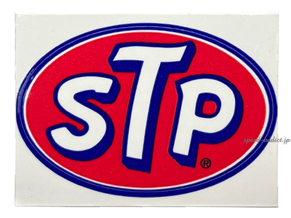70's VINTAGE STP Sticker��70s�ӥ�ơ���STP���ƥå�����62mm��92mm