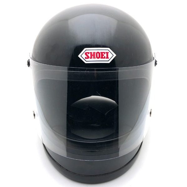 【ビビンバ】SHOEI ビンテージヘルメット｜ヘルマート BHVシールド付 SHOEI S-12 BLACK 56cm | SPEED ADDICT