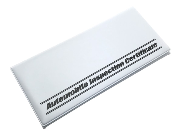 Automobile Inspection Certificate ޤָڥ WHITE  BLACK