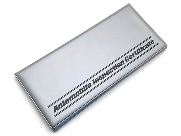 Automobile Inspection Certificate ޤָڥ SILVER  BLACK 