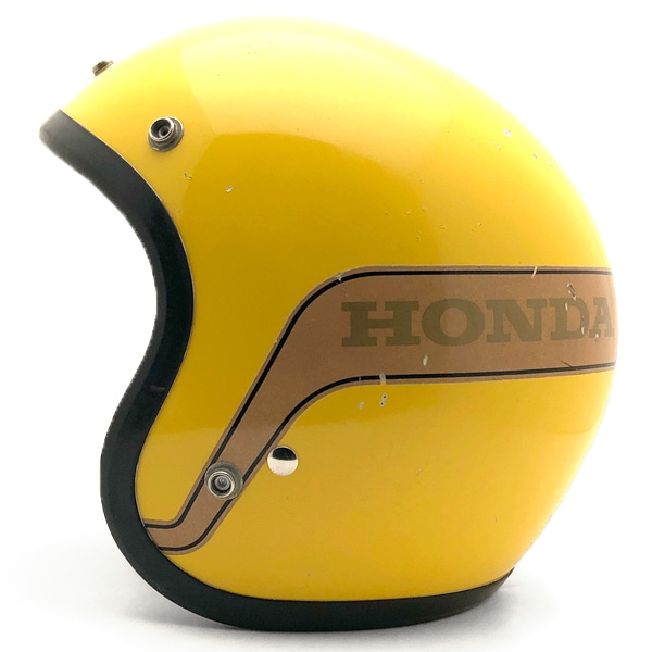 【ビビンバ】SHOEI ビンテージヘルメット｜ヘルマート BELL - SHOEI OEM 60's ビンテージヘルメット 本革巻 Sシェル