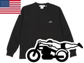 USA���åȥ� SUPER HEAVY WEIGHT ���ԡ��ɥ��ǥ����� L/S T-shirt�ʥ����ѡ��إ������������ȥ��󥰥��꡼��T����ġ�BLACK