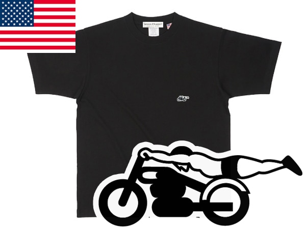 USAåȥ SUPER HEAVY WEIGHT ԡɥǥ T-shirtʥѡإTġBLACK