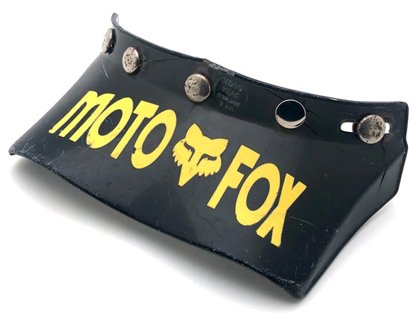 70's USA�� VINTAGE PAULSON MOTO PEAK VISOR 5snap��70s�ӥ�ơ����ݡ��륽���ȥԡ����Х�����5���ʥåס�SMOKE