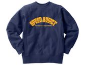 Champion Reverse Weave TYPE SPEED ADDICT COLLEGE LOGO SWEAT�ʥ����ԥ����С����������֥����ץ���å������������åȡ�NAVY