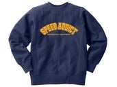 Champion Reverse Weave TYPE SPEED ADDICT COLLEGE LOGO SWEAT�ʥ����ԥ����С����������֥����ץ���å������������åȡ�NAVY
