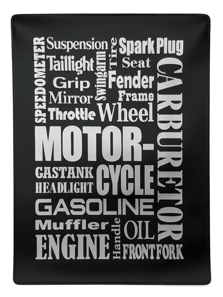 "MOTORCYCLE" �ָ��ڥ����� BLACK �� SILVER