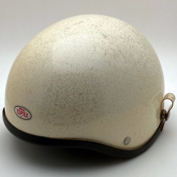 60's BELL TOPTEX WHITE METALFLAKE 55cm