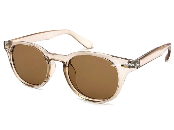 ROUND BOSTON SUNGLASS�ʥ饦��ɥܥ��ȥ󥵥󥰥饹��CLEAR BEIGE �� BROWN 