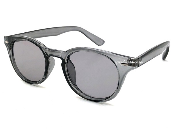 ROUND BOSTON SUNGLASSʥ饦ɥܥȥ󥵥󥰥饹CLEAR GRAY  LIGHT SMOKE