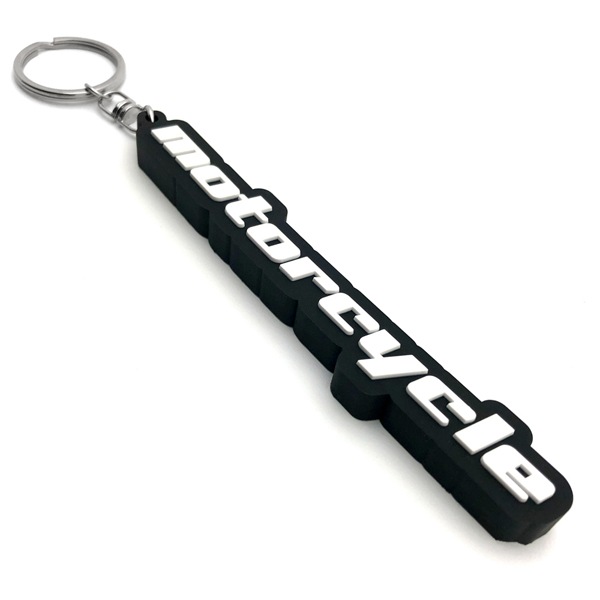 ヴィンテージ ポルトガル製 蓋付きパイ皿 パイキーパー motorcycle デカ厚ラバーキーホルダー（モーターサイクル RUBBER KEY