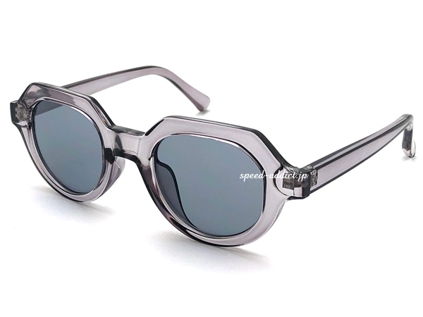 BOLD CROWN PANTO SUNGLASS�ʥܡ���ɥ��饦��ѥ�ȥ��󥰥饹��CLEAR PURPLE �� SMOKE