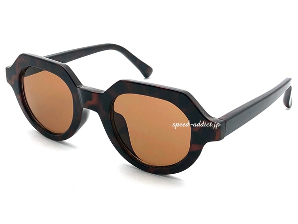 BOLD CROWN PANTO SUNGLASS�ʥܡ���ɥ��饦��ѥ�ȥ��󥰥饹�ˤ٤ù� �� BROWN