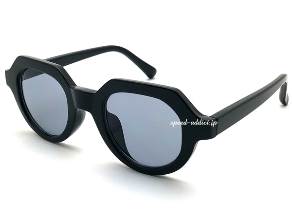BOLD CROWN PANTO SUNGLASS�ʥܡ���ɥ��饦��ѥ�ȥ��󥰥饹��BLACK �� SMOKE