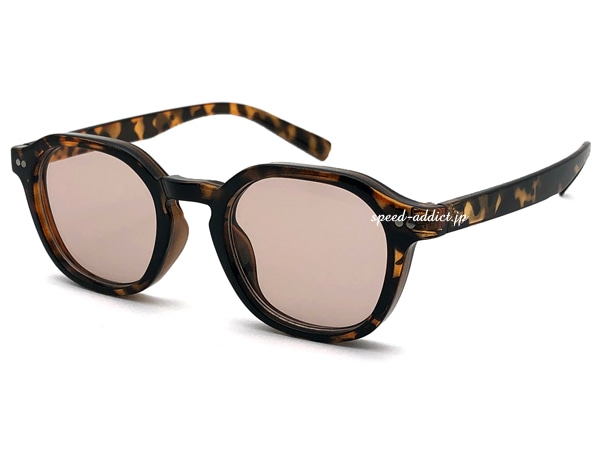 CROWN PANTO SQUARE SUNGLASSʥ饦ѥȥ󥰥饹ˤ٤ù  LIGHT BROWN