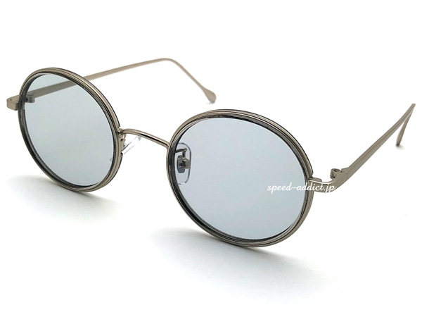 INNER RIM ROUND SUNGLASS�ʥ���ʡ����饦��ɥ��󥰥饹�˱�ä�SILVER/CLEAR GRAY �� LIGHT SMOKE
