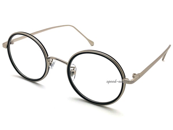 INNER RIM ROUND SUNGLASSʥʡ饦ɥ󥰥饹˱äSILVER/BLACK  CLEAR