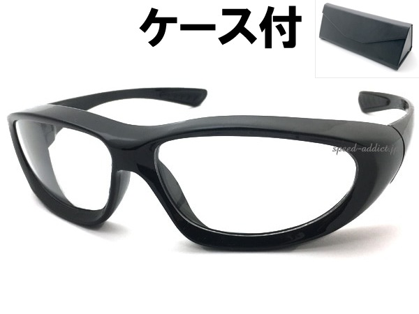 BIKER SHADE ��ʴ���������ɿ� ANTI-FOG�ʥХ������������ɲ�ʴ���������ɿХ�����ե�����BLACK �� CLEAR + �ᥬ�ͥ����� BLACK