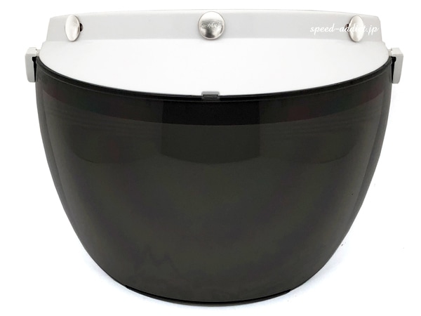 DIN MARKET RT-1N FLIP UP SHIELD�ʥǥ���ޡ����å�RT-1N�ե�åץ��åץ�����ɡ�WHITE �� SMOKE