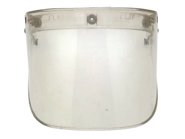 70's VINTAGE PAULSON FLAT FLIP UP SHIELD MODEL FF-6 ��70s�ӥ�ơ����ݡ��륽��ե�åץ��åץ�����ɥ�ǥ�ff6��CLEAR