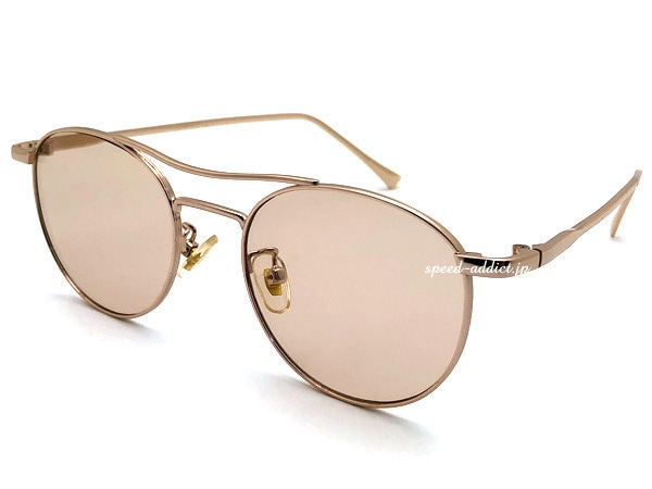 W BRIDGE BOSLLINGTON SUNGLASS�ʥ��֥�֥�å��ܥ����ȥ󥵥󥰥饹��GOLD �� LIGHT BROWN