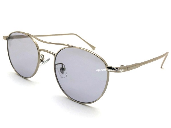 W BRIDGE BOSLLINGTON SUNGLASS�ʥ��֥�֥�å��ܥ����ȥ󥵥󥰥饹��SILVER �� LIGHT SMOKE