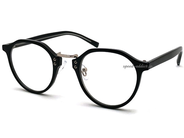 METAL BRIDGE CROWN PANTO BOSTON SUNGLASSʥ᥿֥å饦ѥȥܥȥ󥵥󥰥饹BLACK/SILVER  CLEAR