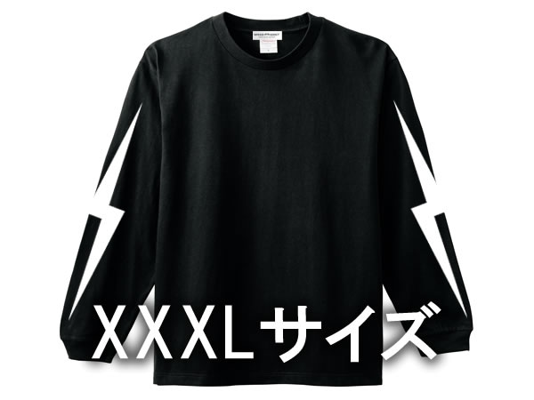 XXXL������ LIGHTNING BOLT L/S T-shirt��3XL SIZE �饤�ȥ˥󥰥ܥ�ȥ��󥰥��꡼��T����ġ�BLACK