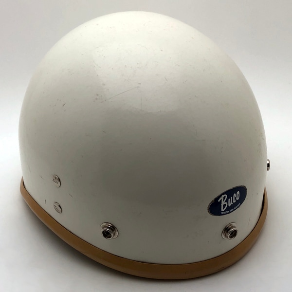 Buco 半帽ヘルメット 青ラメ ガーディアン リペア済み チョッパー ボバー Buco 半帽ヘルメット 青ラメ ガーディアン リペア済み