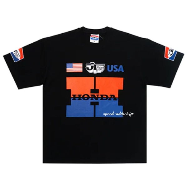 JT Racing USA  HONDA HERITAGE T-shirtJT졼USAߥۥإơTġBLACK