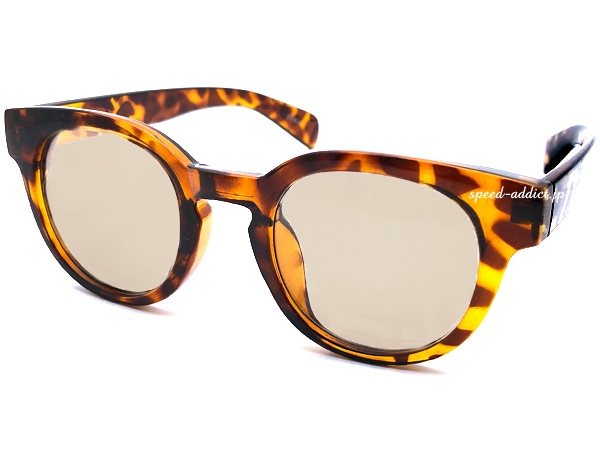 ANTI-FOG KEYHOLE BRIDGE BOSTON SUNGLASS�ʥ�����ե��������ۡ���֥�å��ܥ��ȥ󥵥󥰥饹�ˤ٤ù� �� LIGHT BROWN