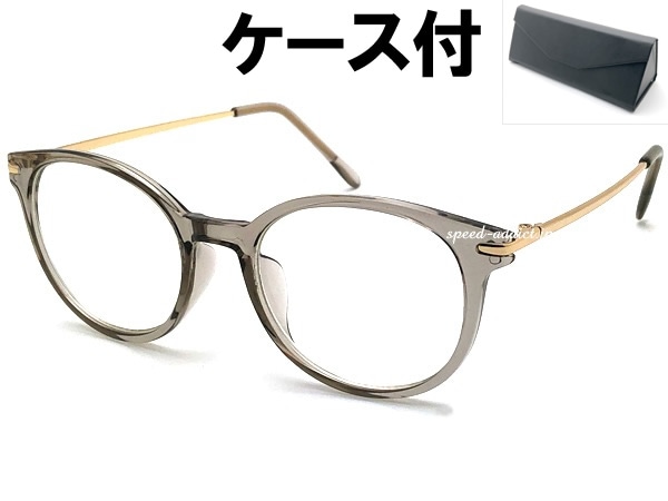 CLEAR WELLINGTON SUNGLASS�ʥ��ꥢ�������ȥ󥵥󥰥饹��CLEAR GRAY/GOLD �� CLEAR + �ᥬ�ͥ����� BLACK