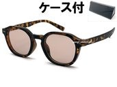 CROWN PANTO SQUARE SUNGLASS�ʥ��饦��ѥ�ȥ����������󥰥饹�ˤ٤ù� �� LIGHT BROWN + �ᥬ�ͥ����� BLACK