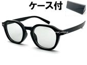 CROWN PANTO SQUARE SUNGLASS�ʥ��饦��ѥ�ȥ����������󥰥饹��BLACK �� LIGHT SMOKE + �ᥬ�ͥ����� BLACK