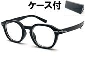 CROWN PANTO SQUARE SUNGLASS�ʥ��饦��ѥ�ȥ����������󥰥饹��BLACK �� CLEAR + �ᥬ�ͥ����� BLACK