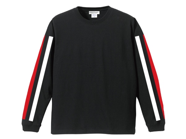 60's RACING STRIPE L/S T-shirt��60s�졼���󥰥��ȥ饤�ץ��󥰥��꡼��T����ġ�BELL STRIPE BLACK