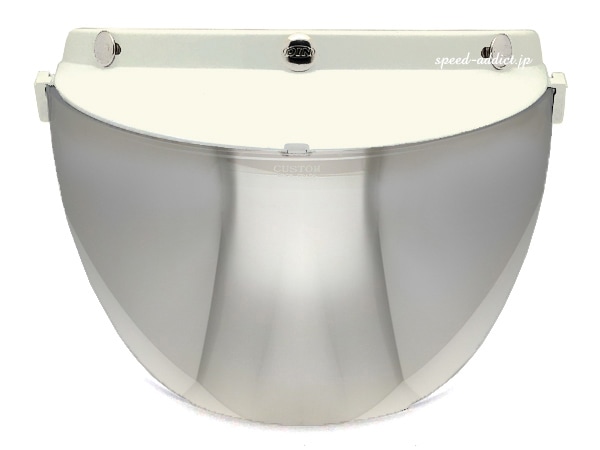 DIN MARKET RT-1N FLIP UP SHIELD�ʥǥ���ޡ����å�RT-1N�ե�åץ��åץ�����ɡ�IVORY �� FLASH MIRROR