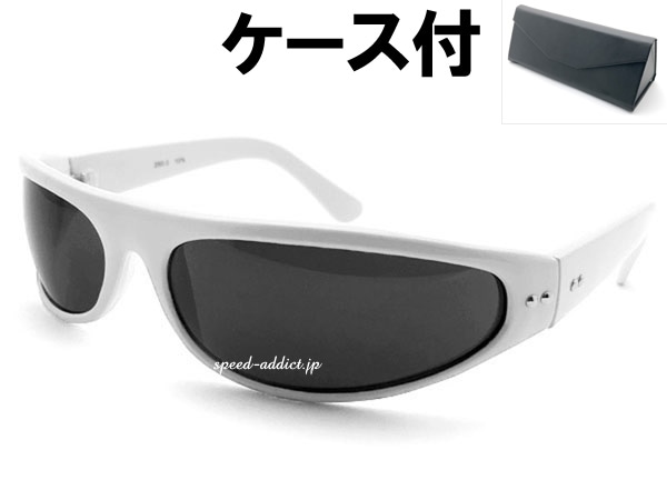 CLASSIC CAT'S EYE SUNGLASS�ʥ��饷�å�����åĥ������󥰥饹��WHITE �� SMOKE + �ᥬ�ͥ����� BLACK