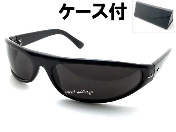CLASSIC CAT'S EYE SUNGLASS�ʥ��饷�å�����åĥ������󥰥饹��BLACK �� SMOKE + �ᥬ�ͥ����� BLACK