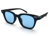 POLARIZED WELLINGTON RUBBER FRAME SUNGLASS���и��������ȥ��С��ե졼�ॵ�󥰥饹�˱�ä�BLACK �� LIGHT BLUE