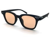 POLARIZED WELLINGTON RUBBER FRAME SUNGLASS���и��������ȥ��С��ե졼�ॵ�󥰥饹�˱�ä�BLACK �� LIGHT BROWN