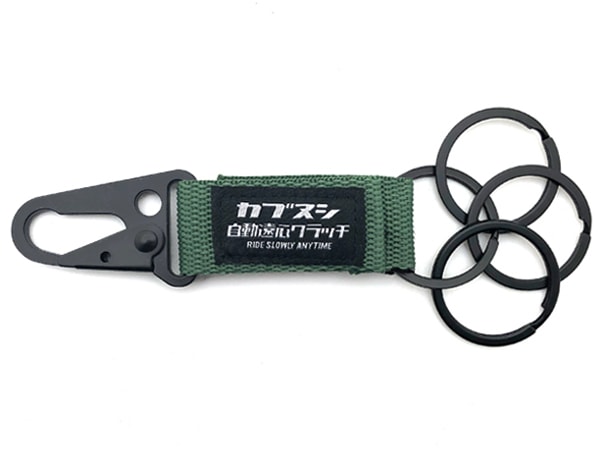 ���֥̥� �ϥ󥮥󥰥����ۥ�����ʼ�ư�󿴥���å� HANGING KEY HOLDER��GREEN