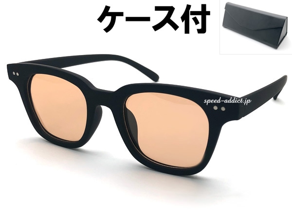 POLARIZED WELLINGTON RUBBER FRAME SUNGLASS���и��������ȥ��С��ե졼�ॵ�󥰥饹�˱�ä�BLACK �� LIGHT BROWN + �ᥬ�ͥ����� BLACK