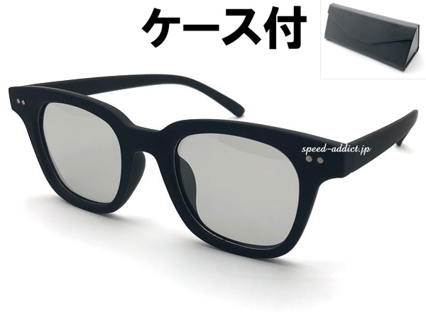 POLARIZED WELLINGTON RUBBER FRAME SUNGLASS���и��������ȥ��С��ե졼�ॵ�󥰥饹�˱�ä�BLACK �� LIGHT SMOKE + �ᥬ�ͥ����� BLACK
