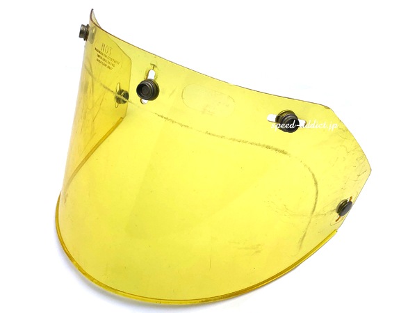 70's USA�� VINTAGE GRAN-PRIX COMP FLAT SHIELD 5snap��70s�ӥ�ơ��������ץꥳ��ڥե�åȥ������5���ʥåס�YELLOW