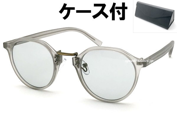 METAL BRIDGE CROWN PANTO BOSTON SUNGLASSʥ᥿֥å饦ѥȥܥȥ󥵥󥰥饹˱äCLEAR GRAY/GOLD  LIGHT GRAY + ᥬͥ BLACK