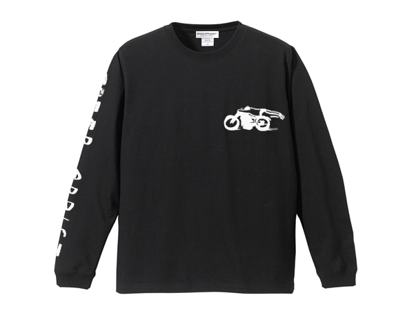 SPEED ADDICT ����� L/S T-shirt�ʥ��ԡ��ɥ��ǥ�����T����ġ�BLACK