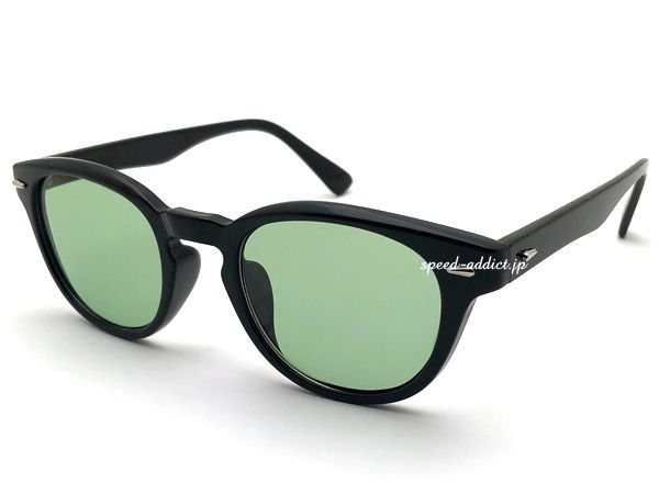 OLD BOSTON SUNGLASS�ʥ�����ɥܥ��ȥ󥵥󥰥饹��BLACK �� LIGHT GREEN