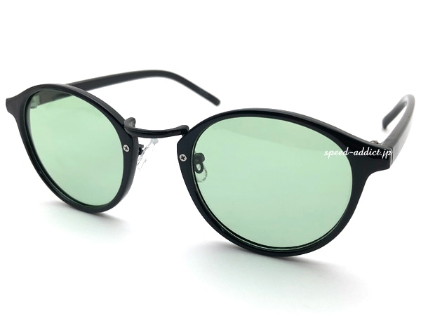 POLARIZED BOSTON SUNGLASSиܥȥ󥵥󥰥饹BLACK  LIGHT GREEN